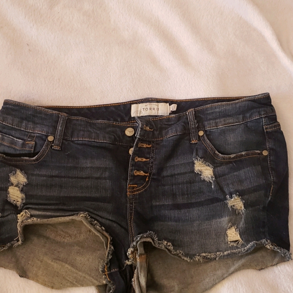 Denim shorts